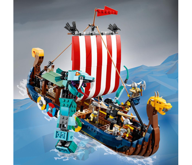 LEGO Creator 31132 Statek wikingów i wąż z Midgardu - 1042843 - zdjęcie 6